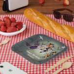 Calling All Witches Halloween Party 30Th Birthday Paper Plate<br><div class="desc">Calling All Witches Halloween Party 30Th Birthday. Your Halloween birthday Party only happens once a year, so let’s celebrate in style. this funny Halloween design is an excellent choice for you, Calling All Witches is a beautifully crafted whimsical Halloween Birthday Invitation in landscape form featuring 3 witches making a brew...</div>