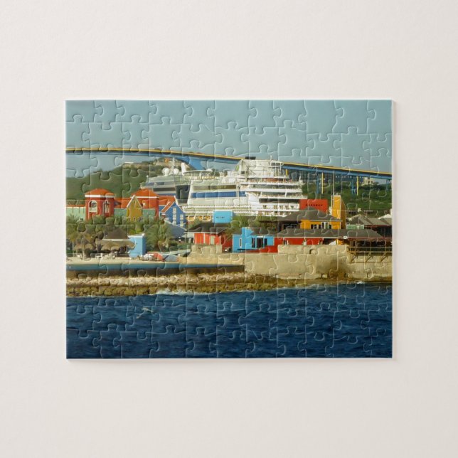 Calling at Curacao Jigsaw Puzzle (Horizontal)