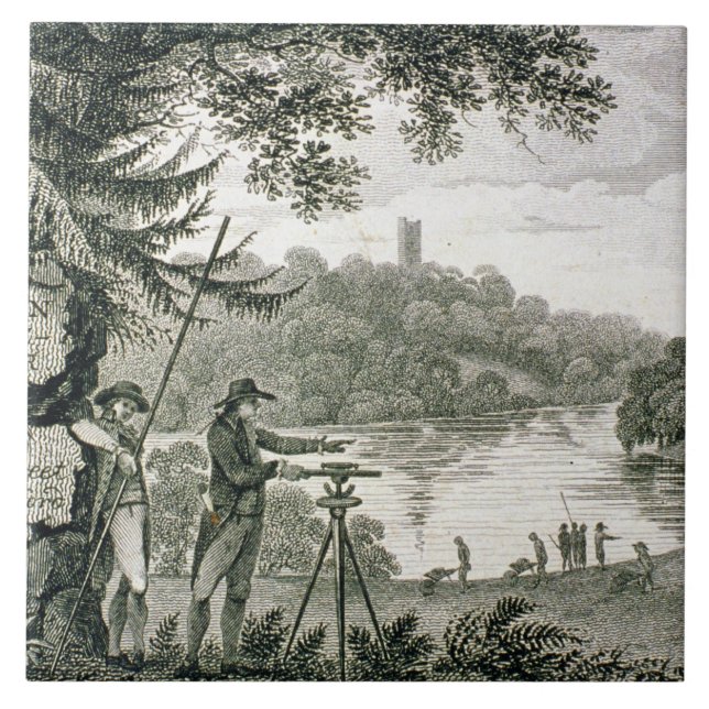 Calling card of Humphrey Repton, engraved by Thoma Tile (Front)