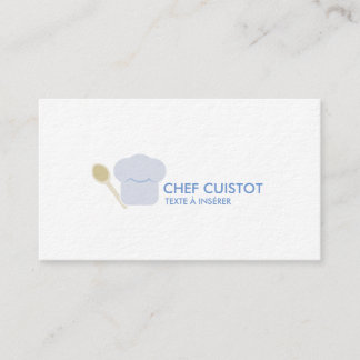 Calling card on the topic of the kitchen