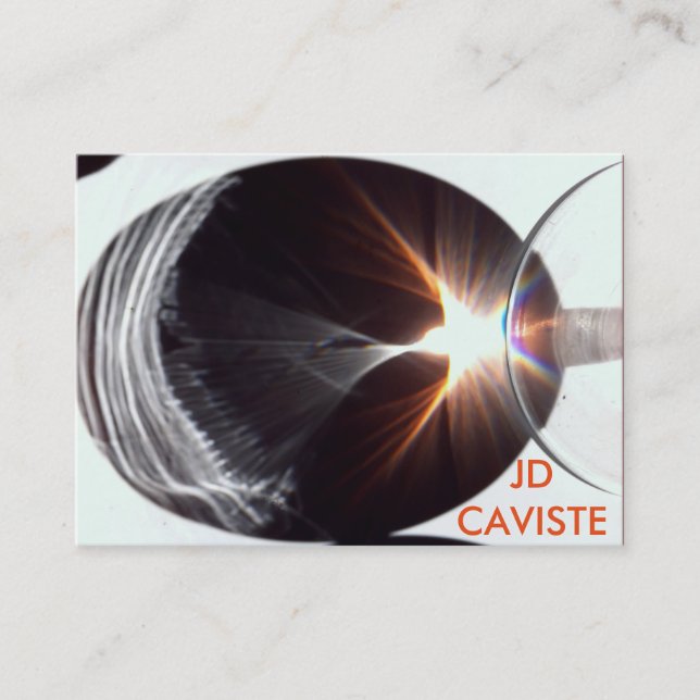 CALLING CARDS FOR CELLARMEN, BAR AND RESTAURANTS (Front)