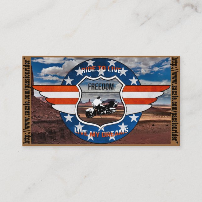 Calling cards PassionRider (Front)