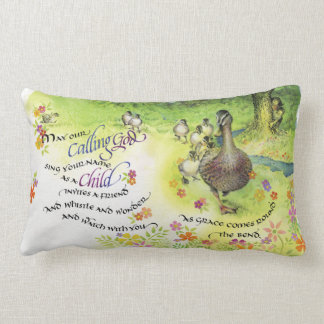 Calling God, 13"x21" Throw Pillow