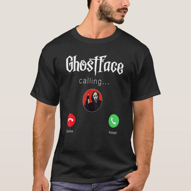 Calling Halloween  Scream You Hang Up T-Shirt (Front)