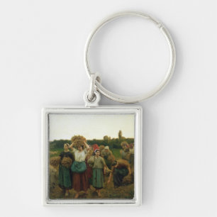 Calling in the Gleaners, 1859 Key Ring