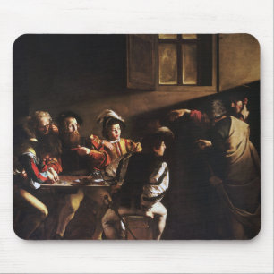 Calling Of Saint Matthew By Caravaggio Mouse Pad