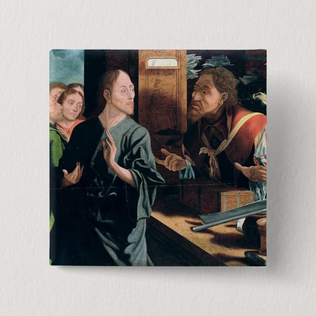 Calling of St. Matthew 15 Cm Square Badge (Front)
