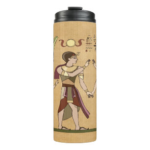 Calling to the Gods Egyptian Folk Art Thermal Tumbler