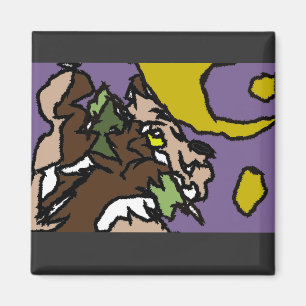 Calling wolf magnet