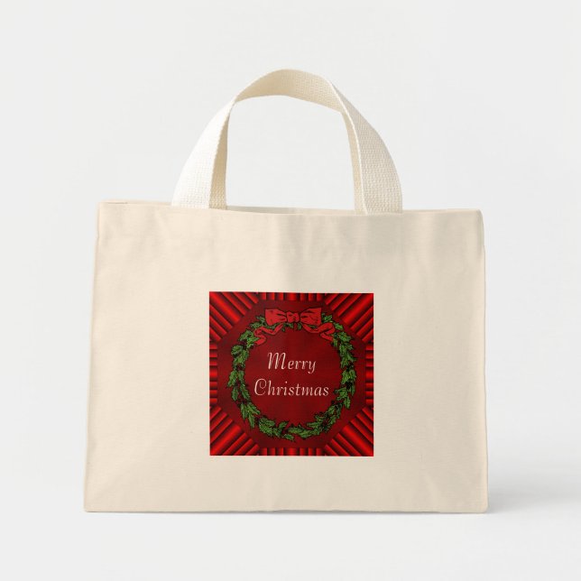Calliope Christmas Cotton Tiny Tote Bag (Front)