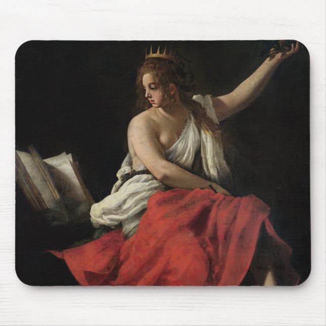 Calliope, Muse of Epic Poetry Mouse Pad (Front)