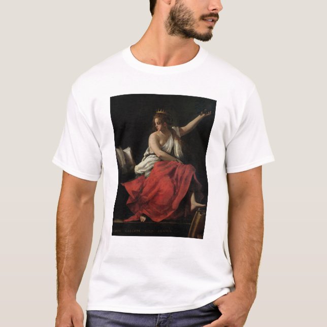 Calliope, Muse of Epic Poetry T-Shirt (Front)