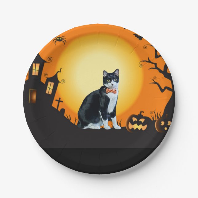 Calliope's Halloween Paper Plate (Front)