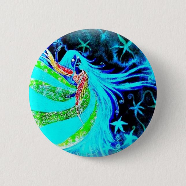 callisto danse néon 6 cm round badge (Front)