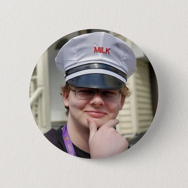 CallMeCarson Milkman Pin (Front)