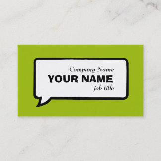 Callout Business Card