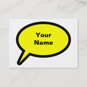 Callout icon business card