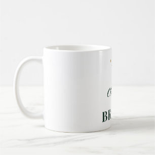 Calm and Bright Elegant Christmas Star Typography Coffee Mug