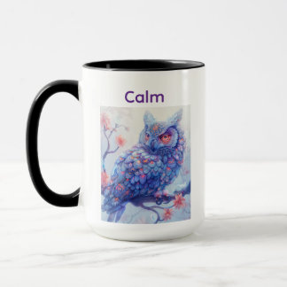 calm and  mug