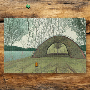 Calm and Peaceful Camping Scene Jigsaw Puzzle