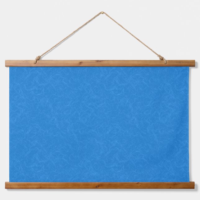 calm and serene blue background swirling pattern hanging tapestry (Front)