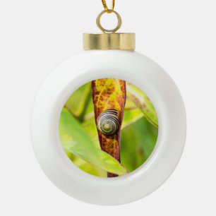 calm attachment ceramic ball christmas ornament