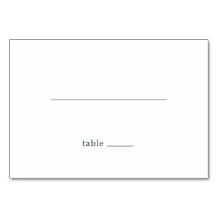 Calm Black Minimalist Line Table Number
