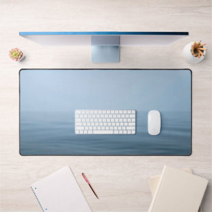 Calm Blue Lake Water Desk Mat