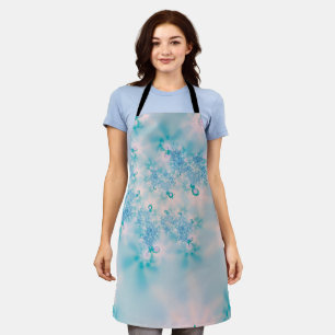 Calm Blue Meditation Butterfly Art Apron