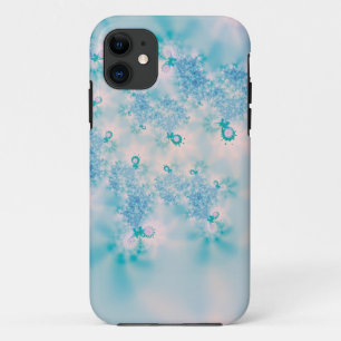 Calm Blue Meditation Butterfly Art iPhone 11 Case
