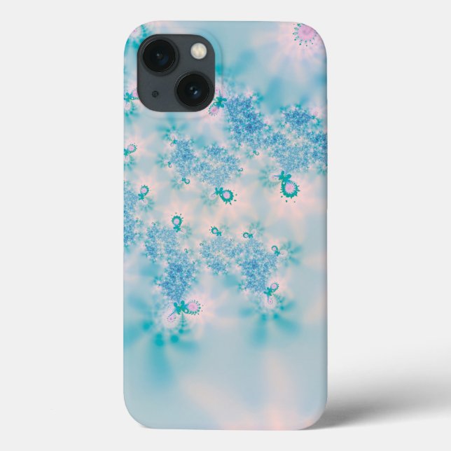 Calm Blue Meditation Butterfly Art Case-Mate iPhone Case (Back)