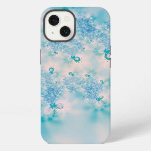 Calm Blue Meditation Butterfly Art iPhone Case