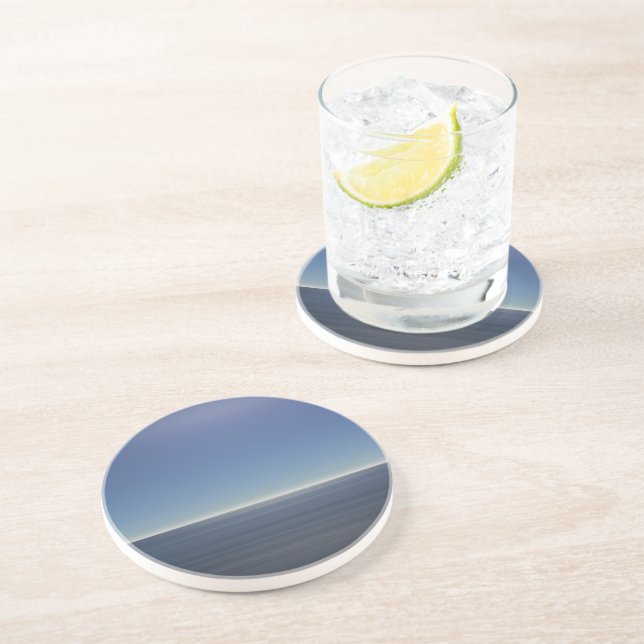 Calm Blue Ocean Coaster (Side)
