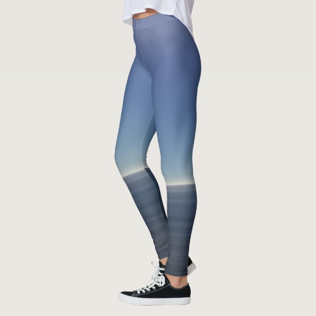 Calm Blue Ocean Leggings (Left)