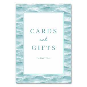 Calm Blue Water Thank You Card