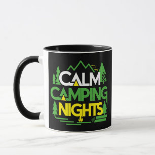 Calm Camping Nights, summer Camp  Mug
