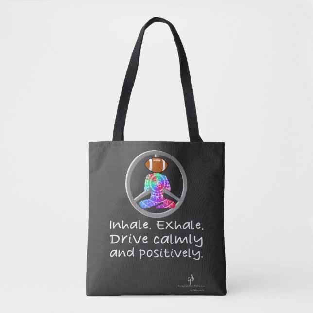 Calm Car Ride Home Sea Siren Football Tote Bag (Front)