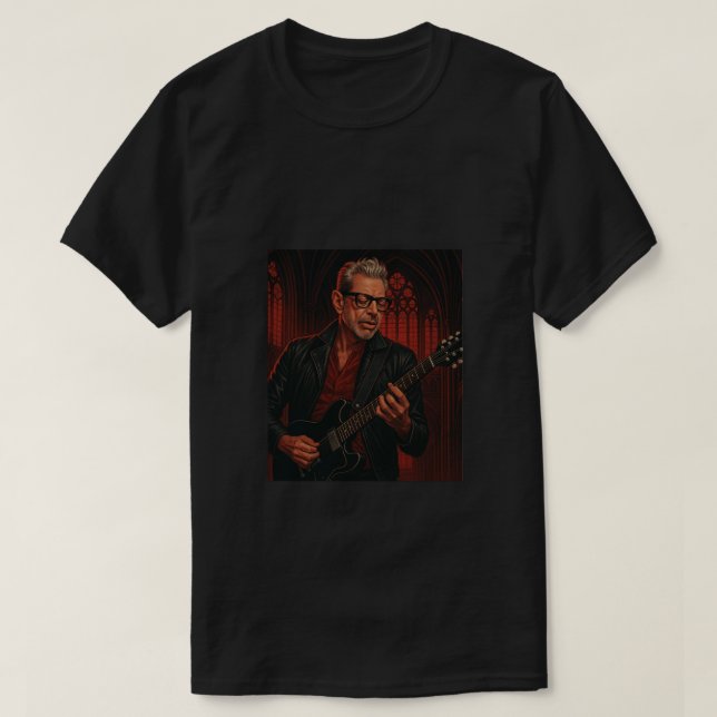 Calm Chaos and Jeff Goldblum by Kaja Hansen T-Shirt (Design Front)