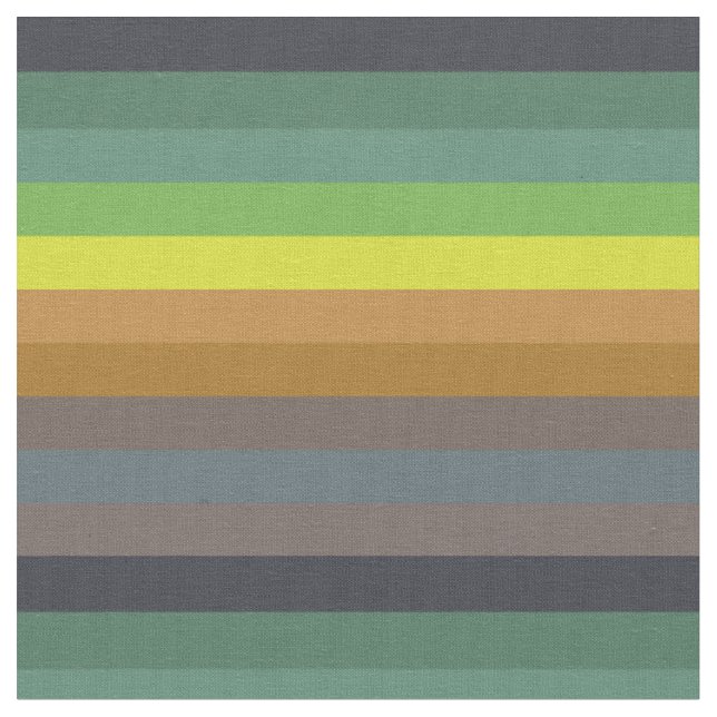 Calm Coastal Ocean Gradient Stripe Pattern Fabric (Close Up)