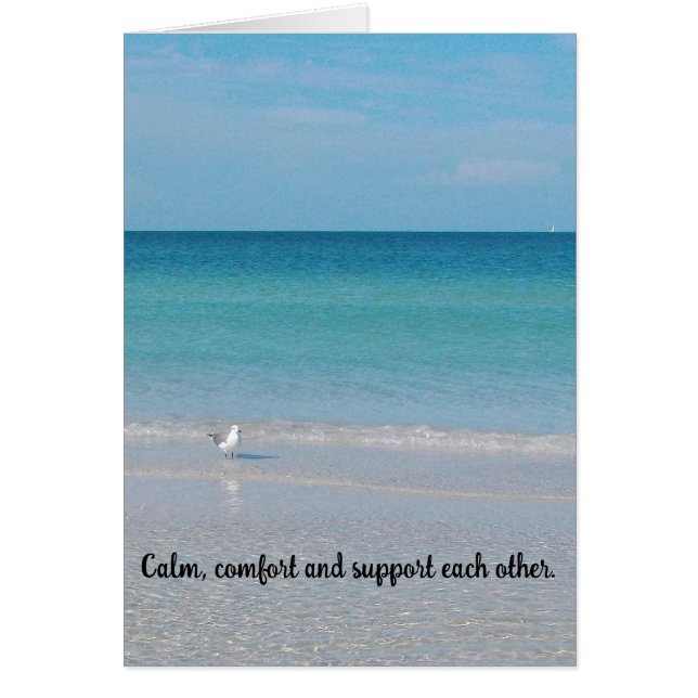 "Calm, Comfort" (Front)