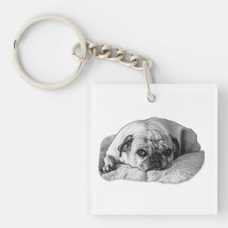 Calm Companion for Every Day Key Ring