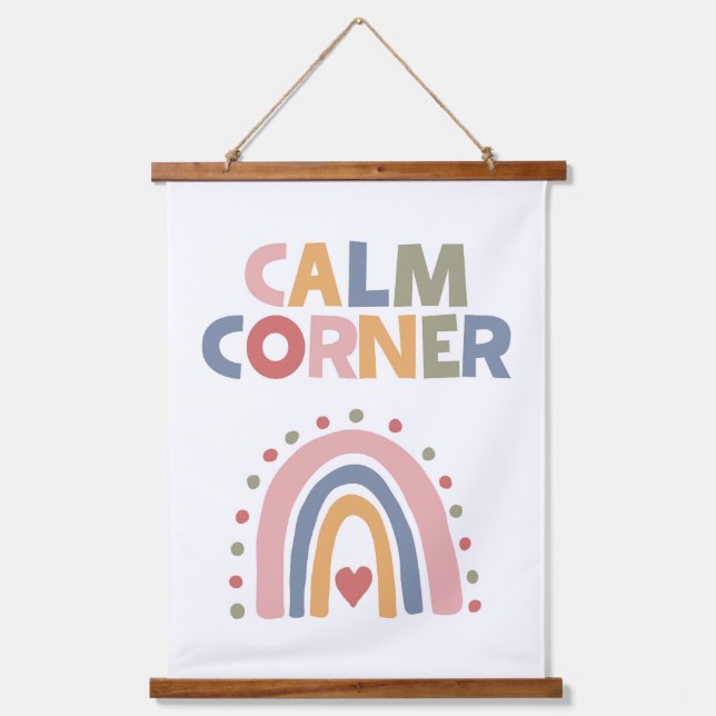 Calm Corner Hanging Tapestry (Front)