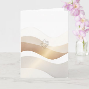 Calm Desert Waves with Fennec Essence   Minimal Se Card