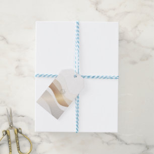 Calm Desert Waves with Fennec Essence   Minimal Se Gift Tags