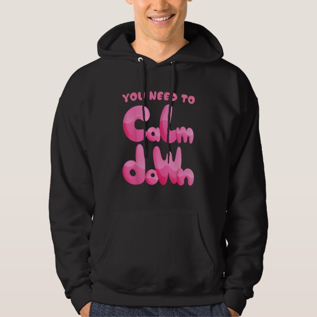 Calm Down Candy for summer Hoodie (Front)