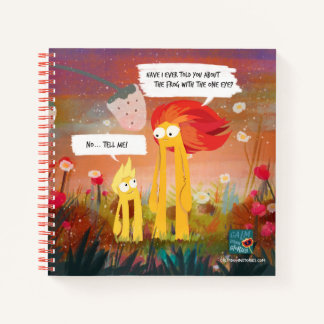 Calm down Stories Notebook with phrase
