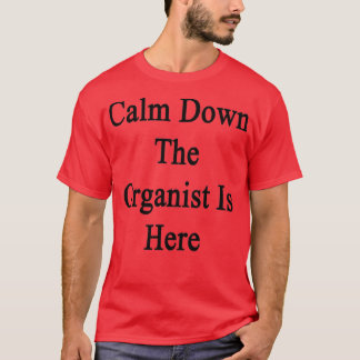 Calm Down The Organist Is Here T-Shirt