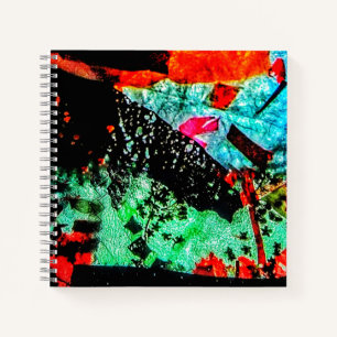 Calm flower Spiral Notebook,Smooth bloom abstract  Notebook