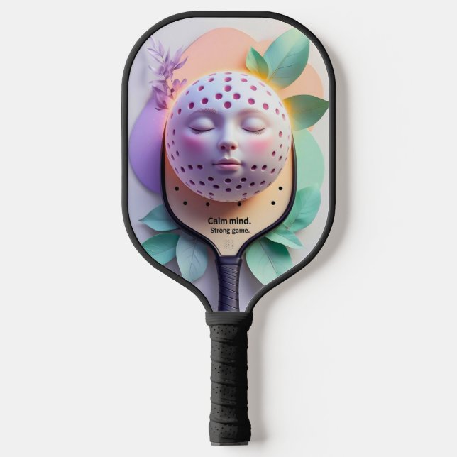 Calm Focus Pickleball 🎐 Pickleball Paddle (Front)