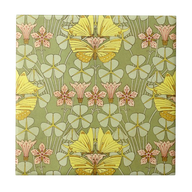 Calm Gardens Ceramic Tile (Front)